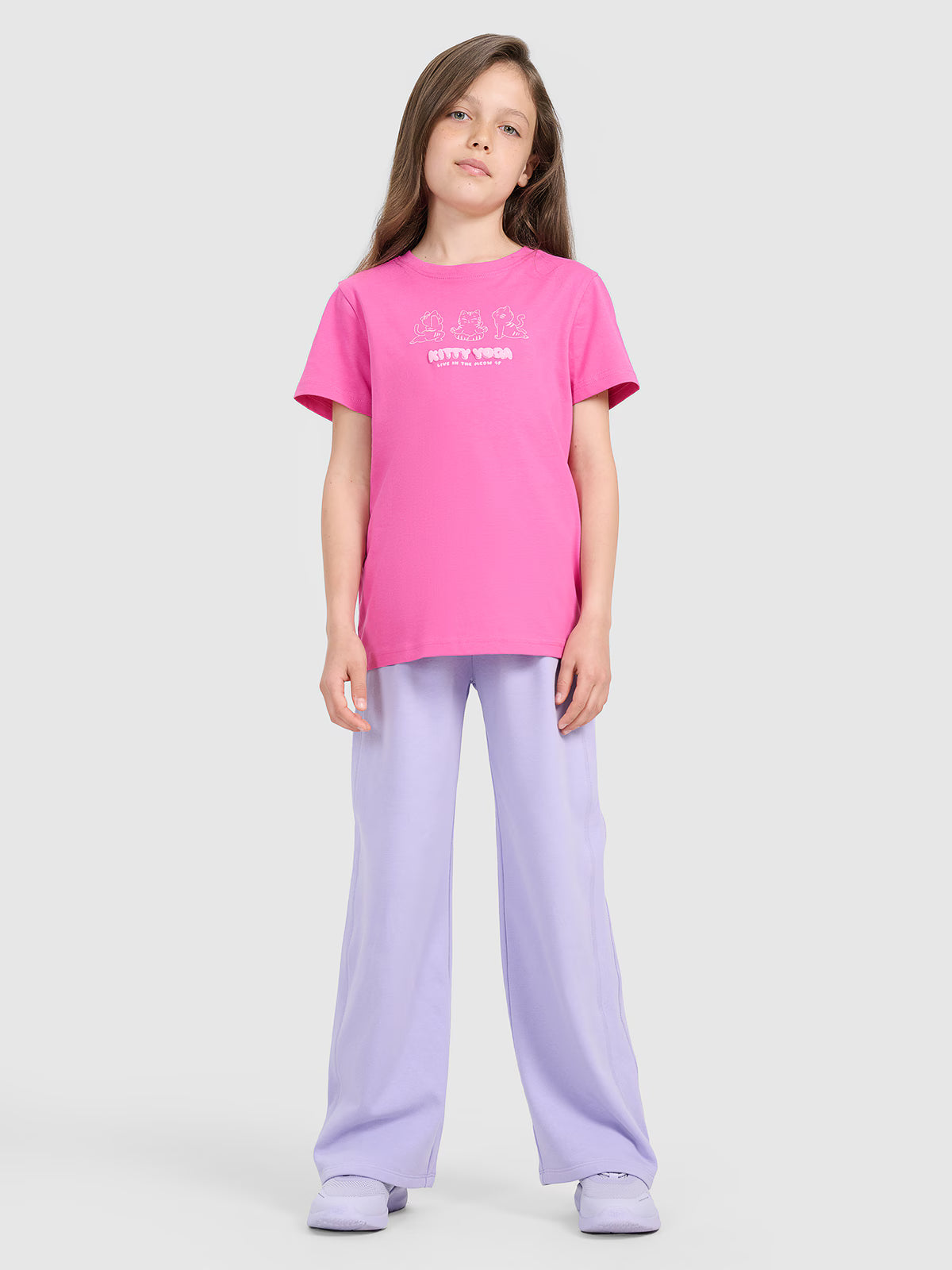 T-shirt regular z nadrukiem dziewczęcy