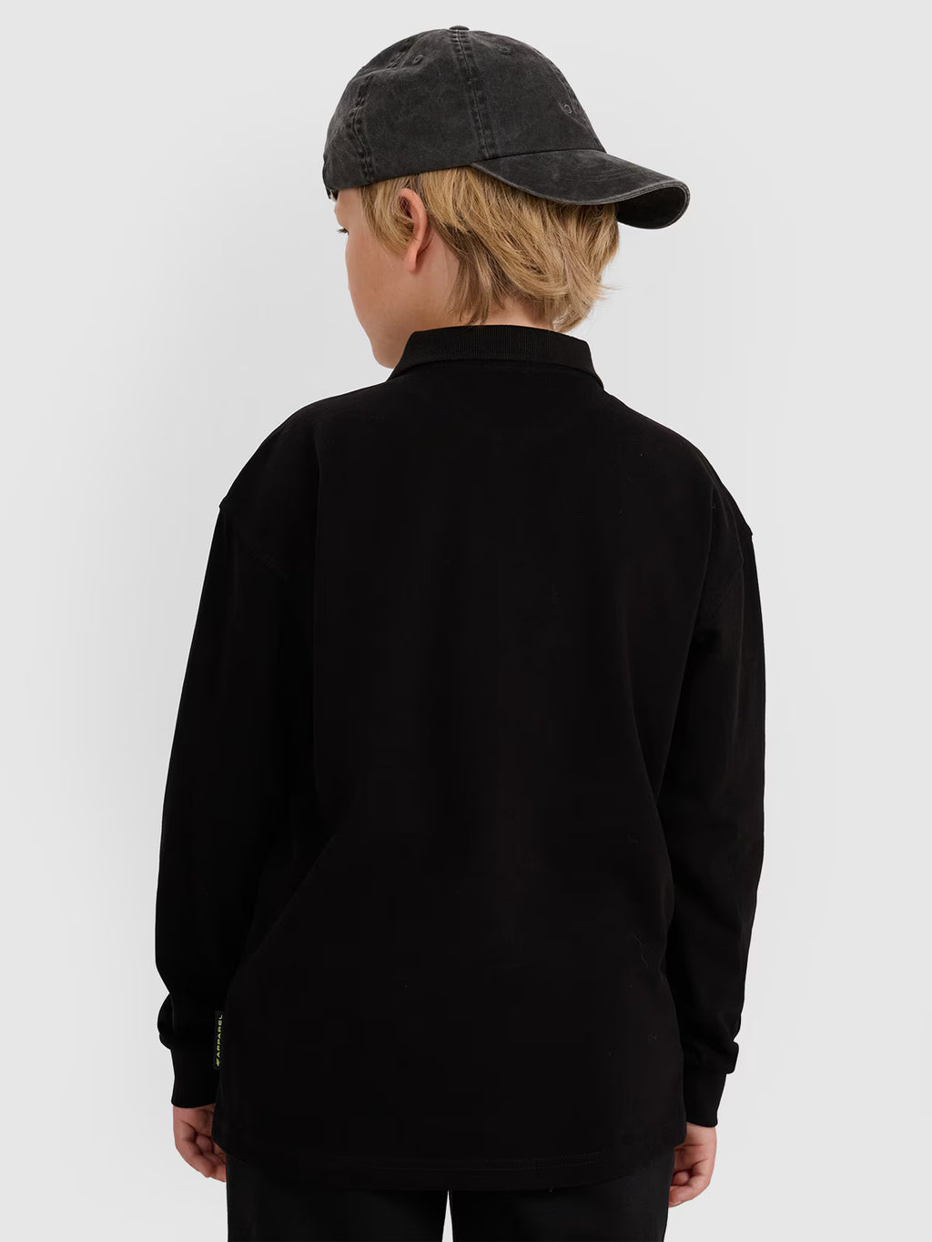 Longsleeve polo regular chłopięcy