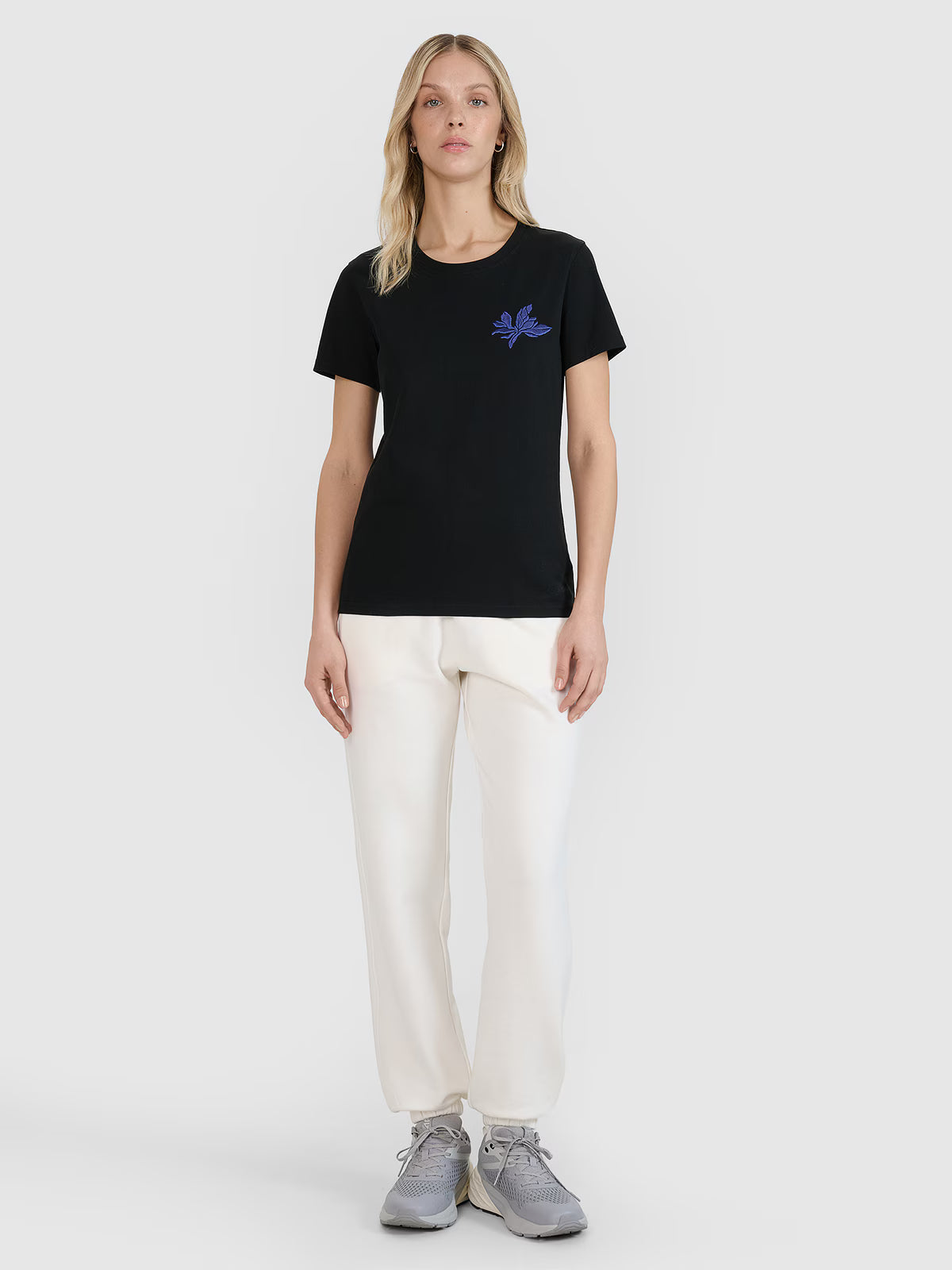 T-shirt regular z nadrukiem damski