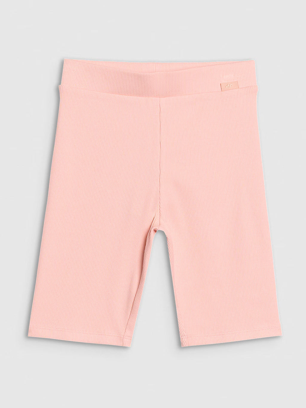 Legginsy kolarki z prążkowanej dzianiny dziewczęce