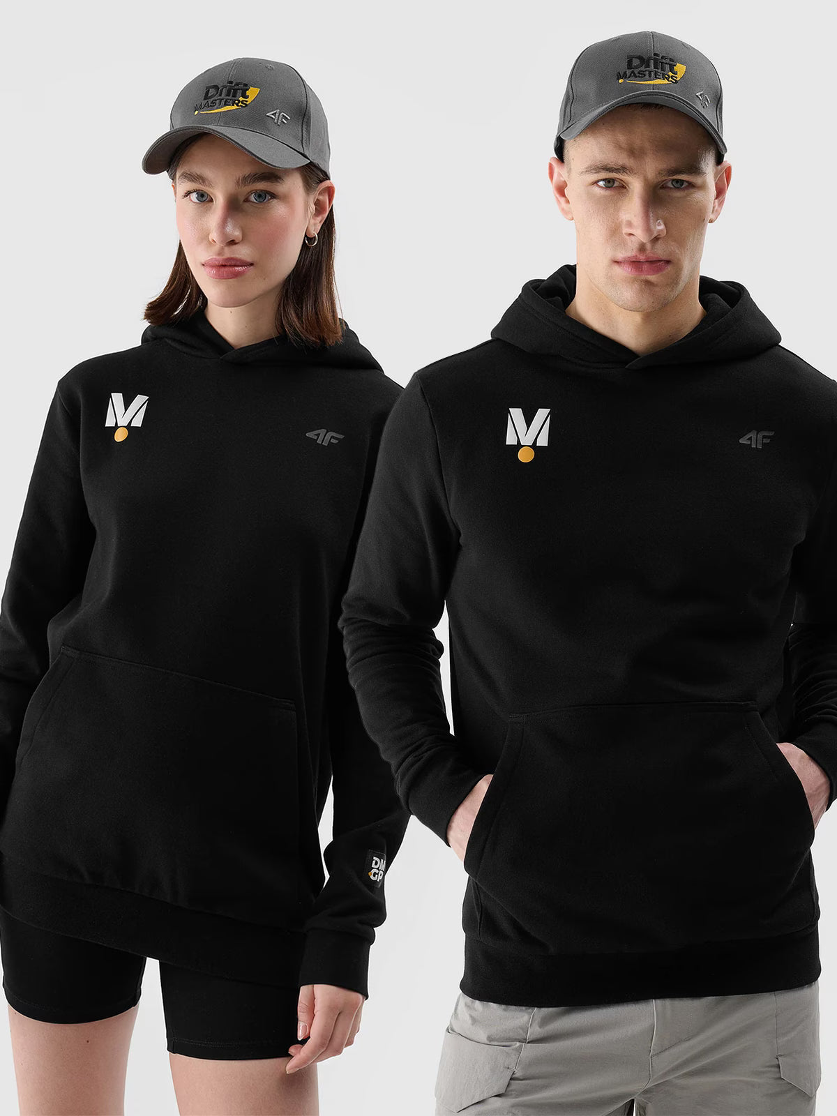Bluza dresowa nierozpinana z kapturem uniseks 4F x Drift Masters