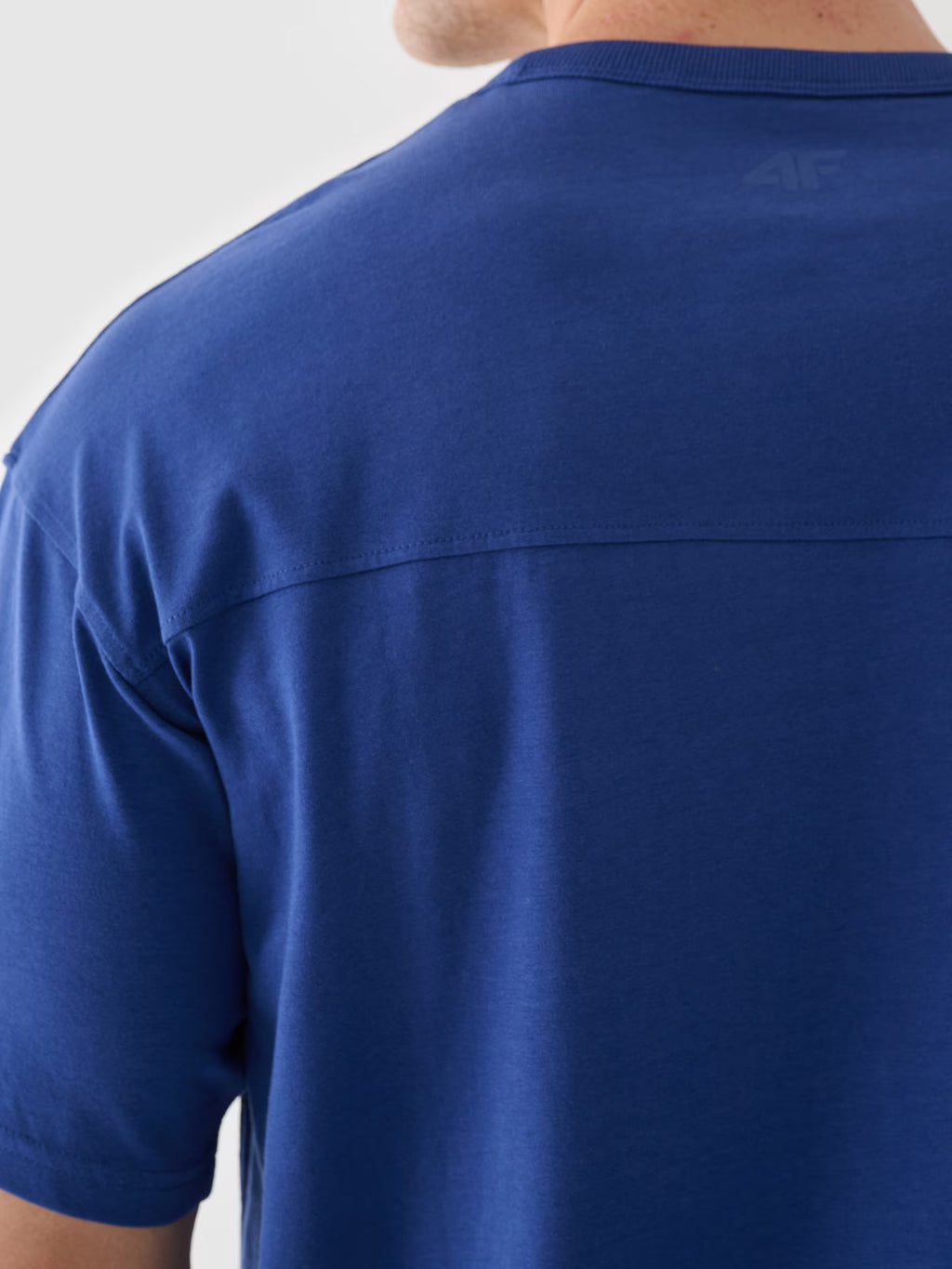 T-shirt oversize gładki męski