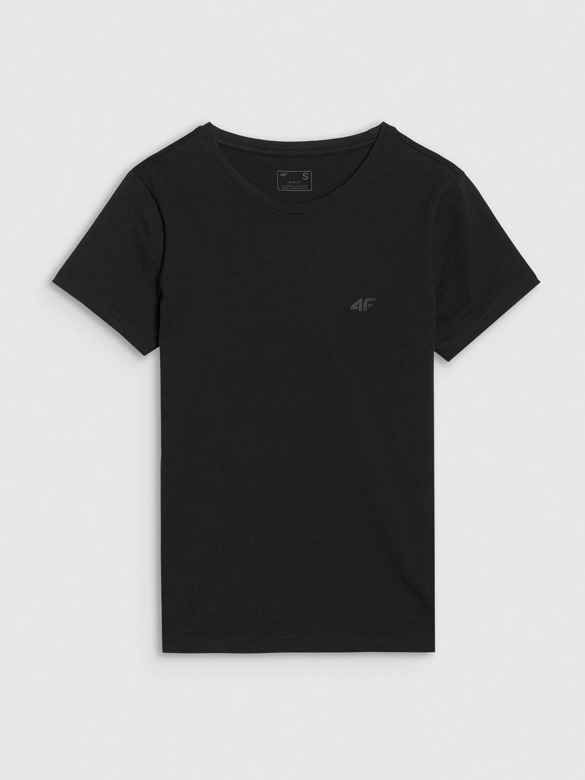 T-shirt slim gładki damski