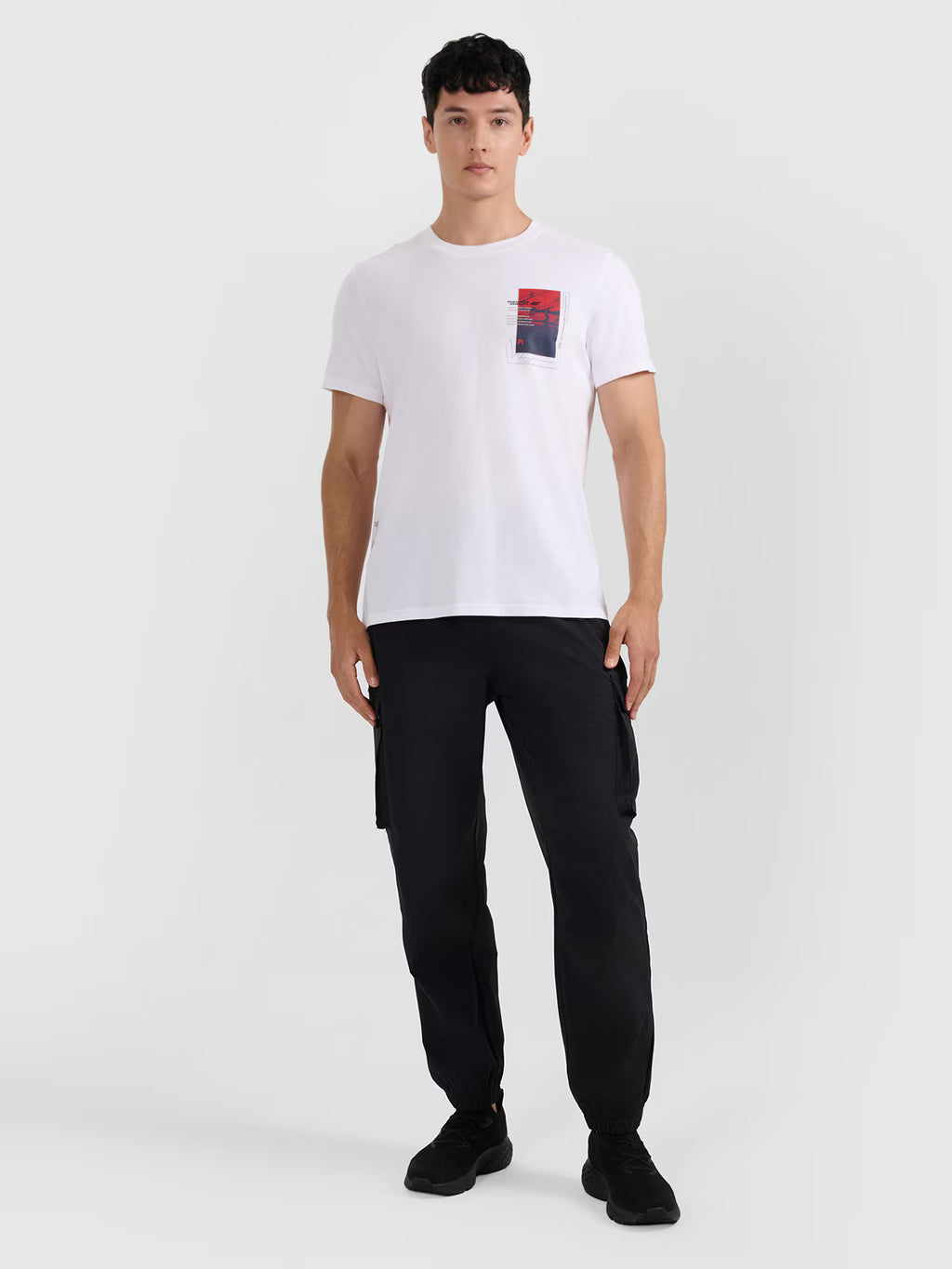 Spodnie casual cargo męskie