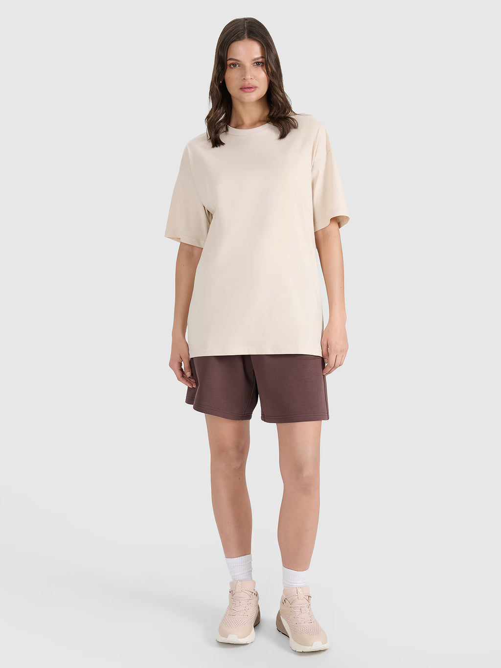 T-shirt oversize gładki uniseks