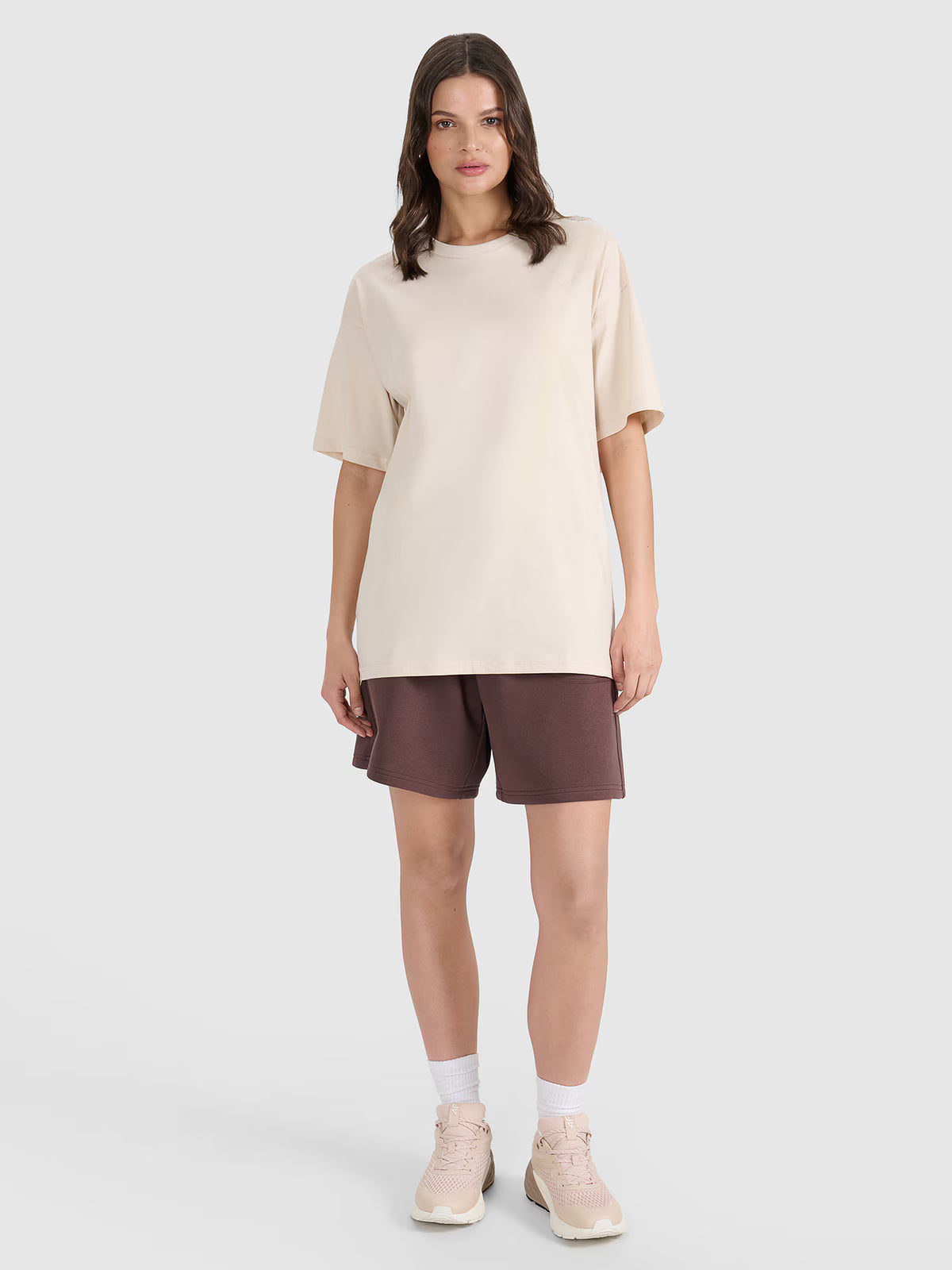 T-shirt oversize gładki uniseks