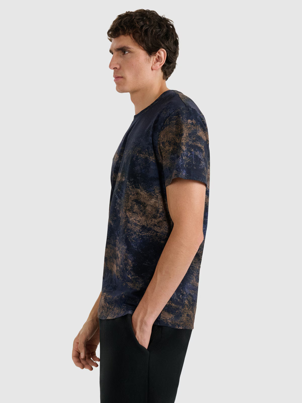 T-shirt regular z nadrukiem męski