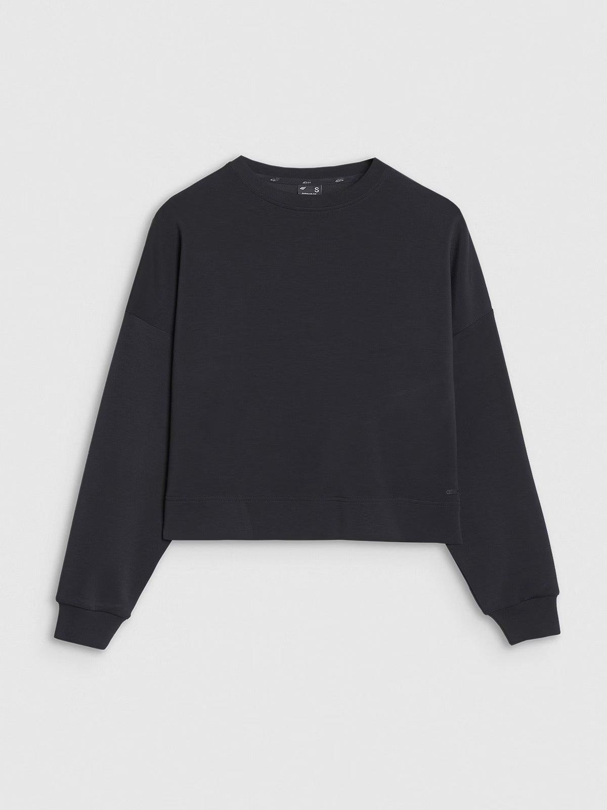 Bluza dresowa nierozpinana z modalem damska