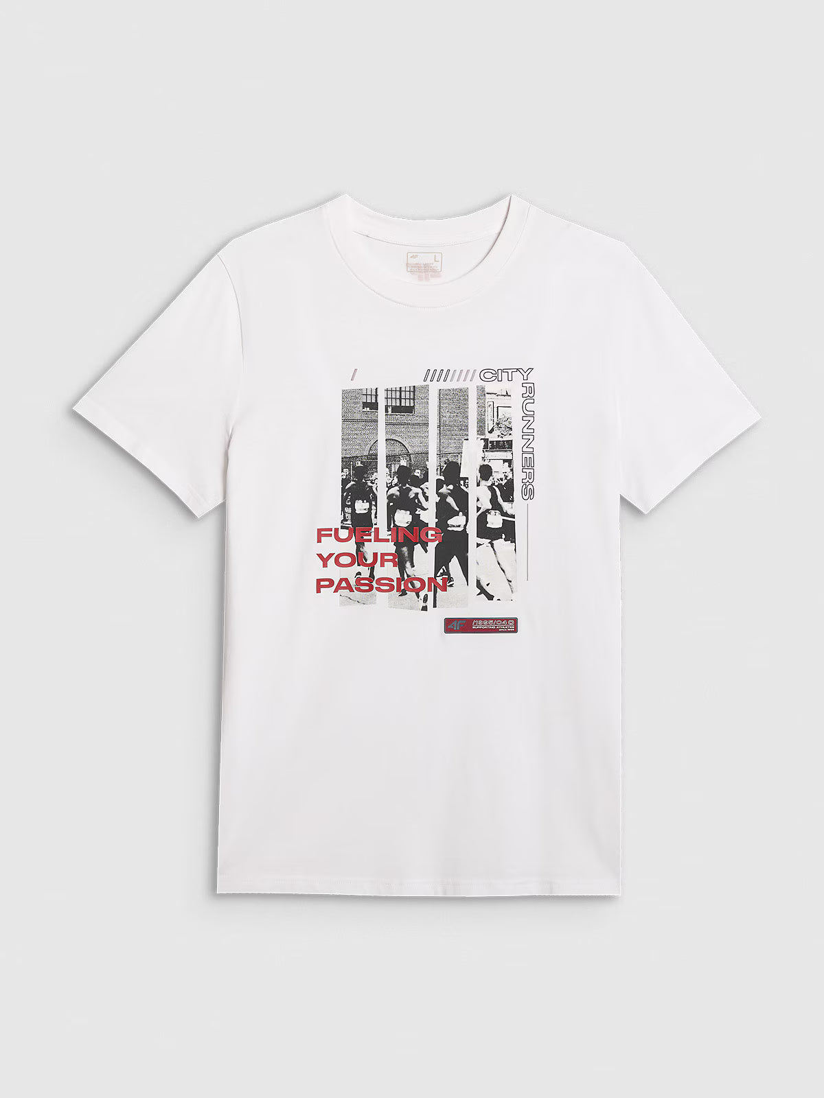T-shirt regular z nadrukiem męski