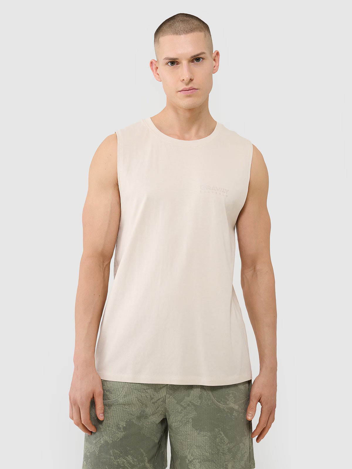 Tank top oversize męski