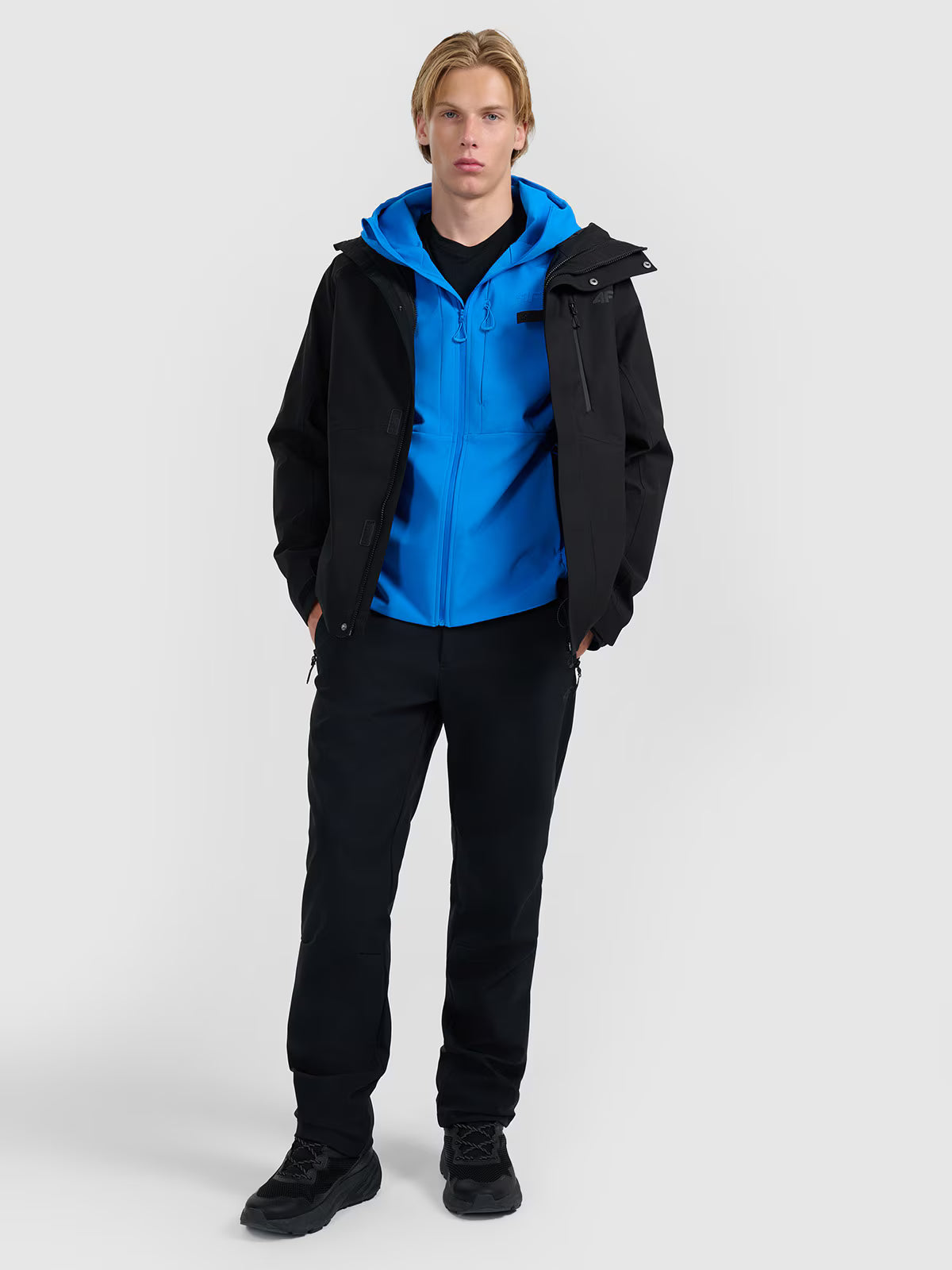 Kurtka softshell wiatroodporna membrana 10000 męska