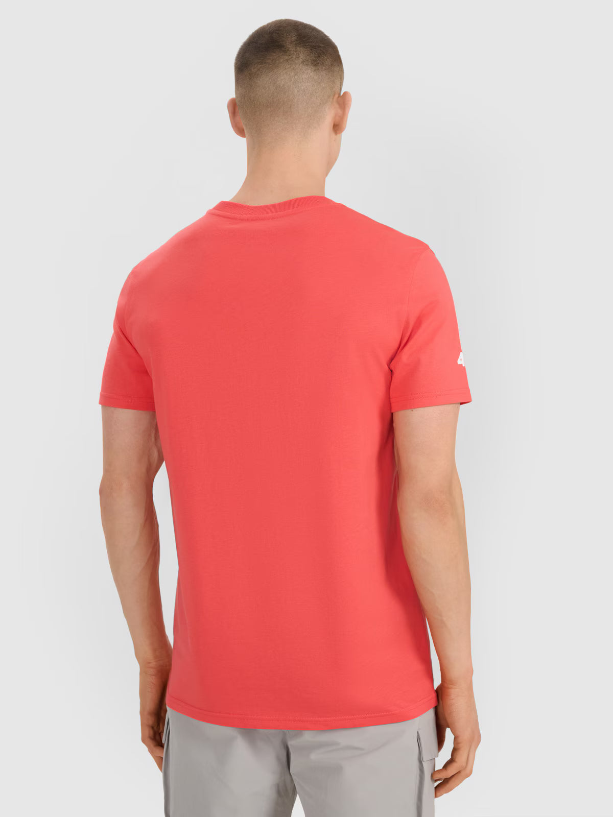 T-shirt regular z nadrukiem męski