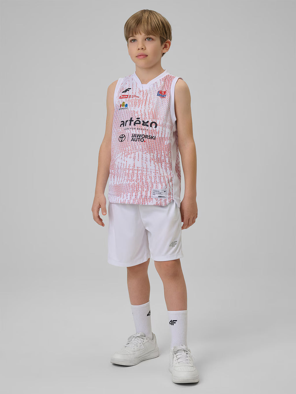 Koszulka meczowa replika wyjazdowa z sezonu 2025/26 dziecięca 4F x KS Basket 25 Bydgoszcz