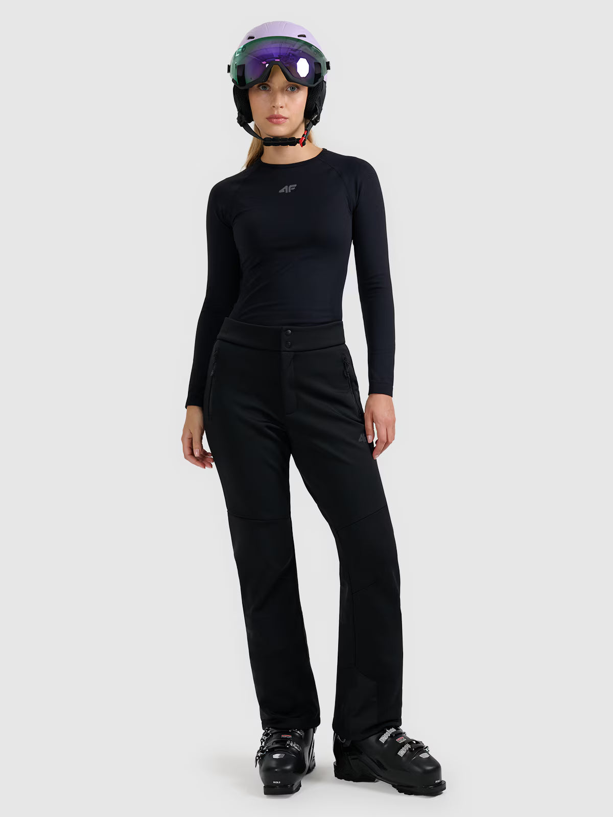 Spodnie narciarskie softshell membrana 10000 damskie