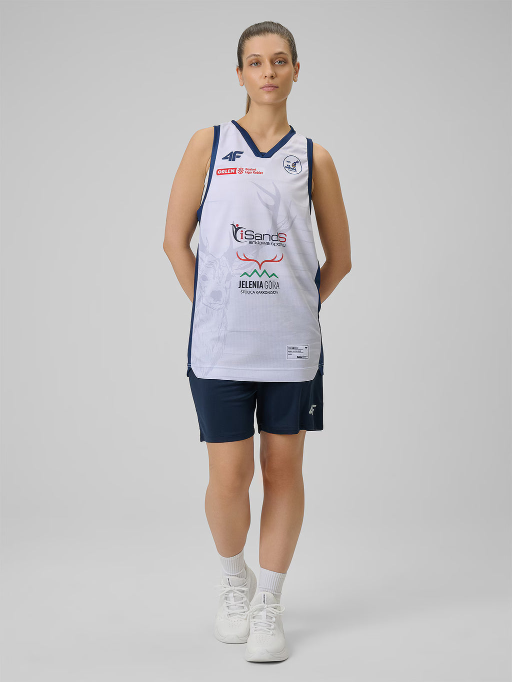 Koszulka meczowa replika domowa z sezonu 2025/26 damska 4F x Isands Wichoś Jelenia Góra