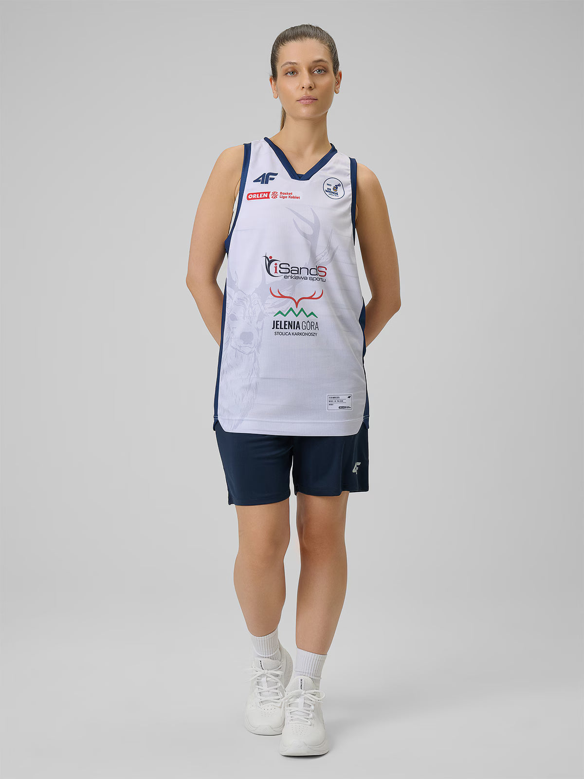 Koszulka meczowa replika domowa z sezonu 2025/26 damska 4F x Isands Wichoś Jelenia Góra