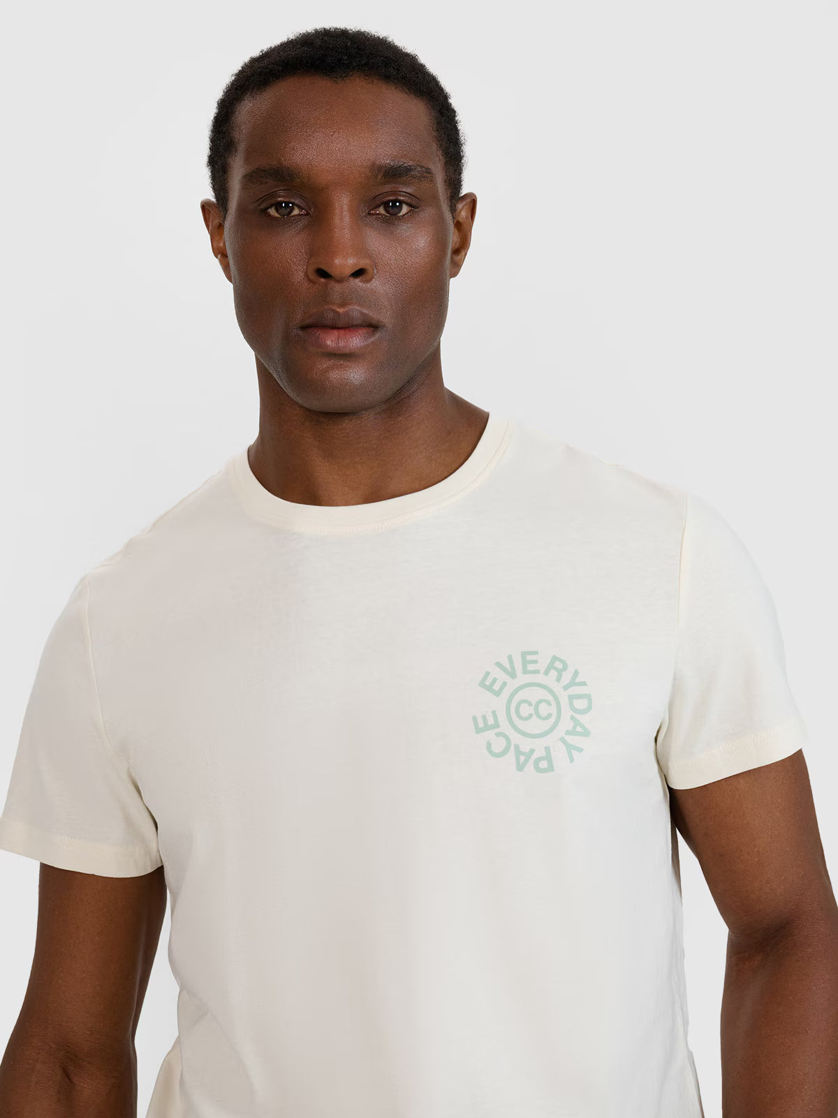 T-shirt regular z nadrukiem męski