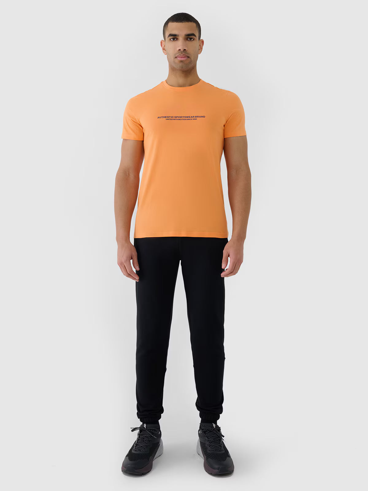 T-shirt regular z nadrukiem męski