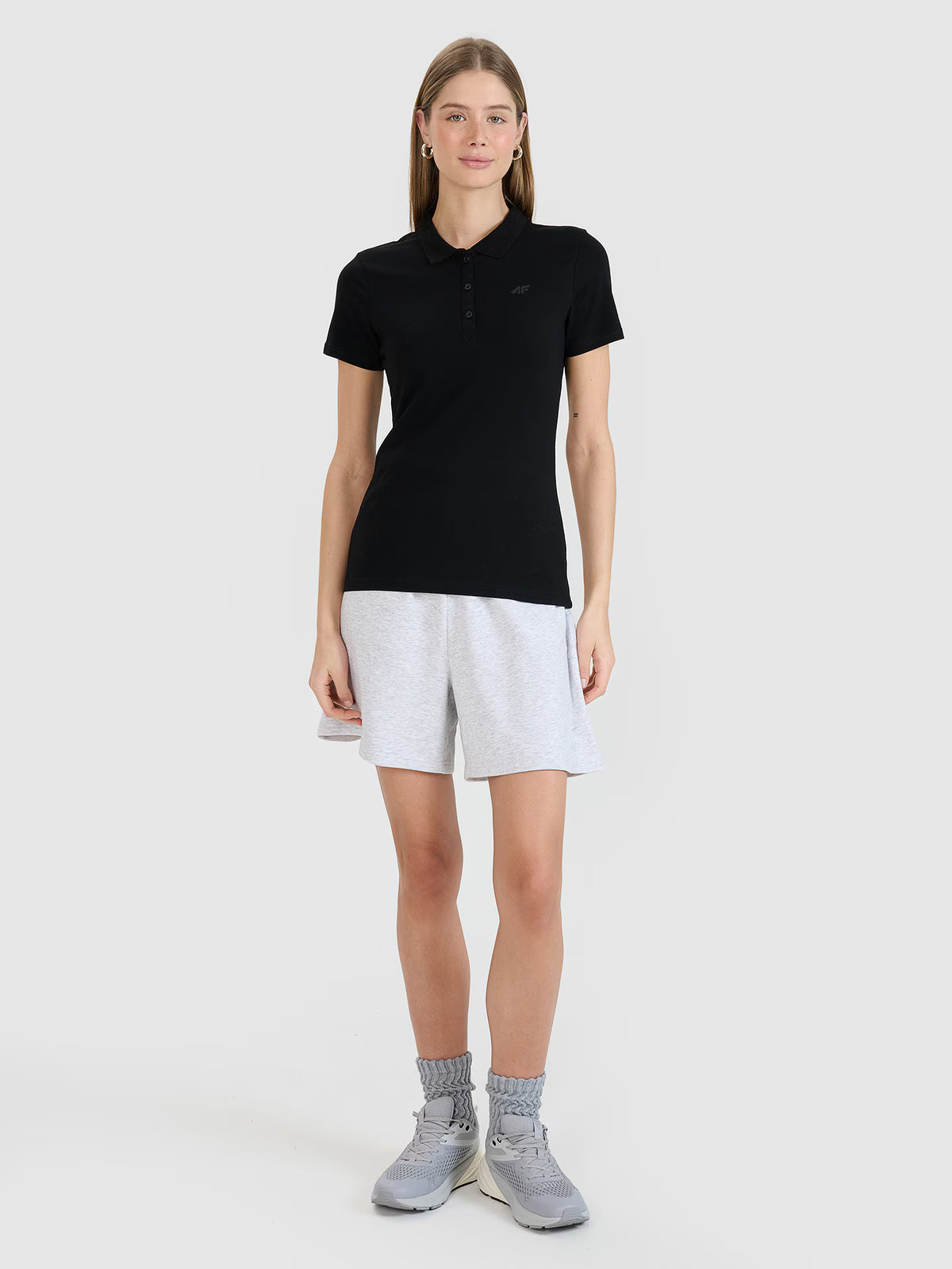 Koszulka polo slim damska