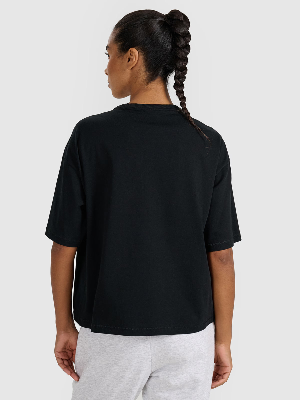 T-shirt oversize z nadrukiem damski
