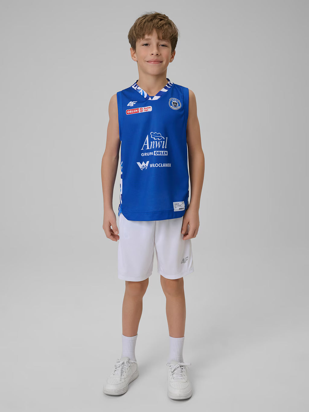 Koszulka meczowa replika wyjazdowa z sezonu 2025/26 dziecięca 4F x Anwil Włocławek