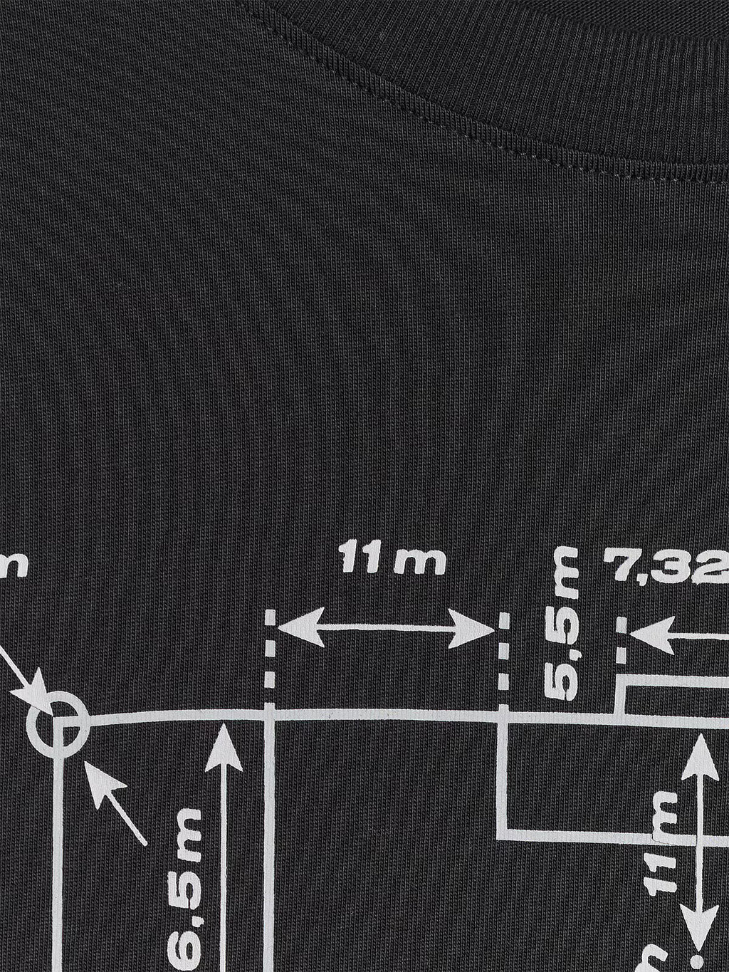 T-shirt oversize z nadrukiem męski