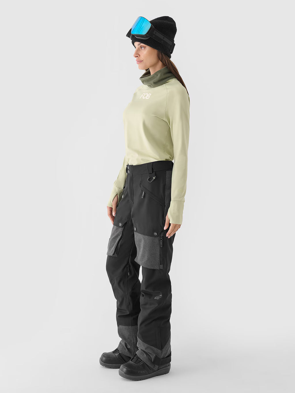 Spodnie snowboardowe membrana 10000 damskie