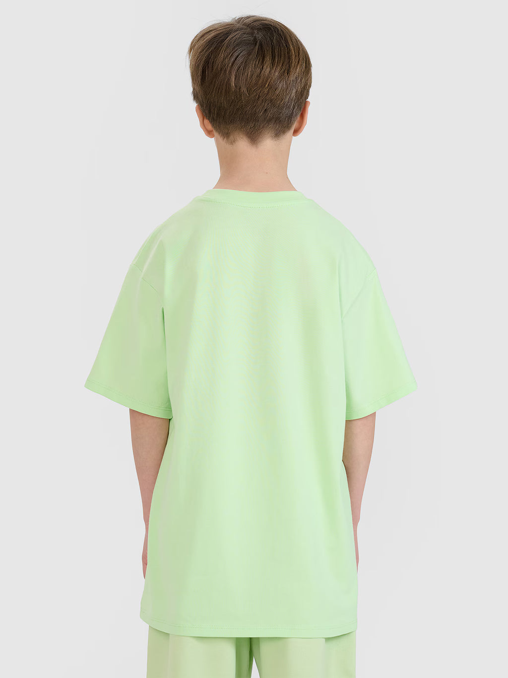 T-shirt oversize z nadrukiem chłopięcy
