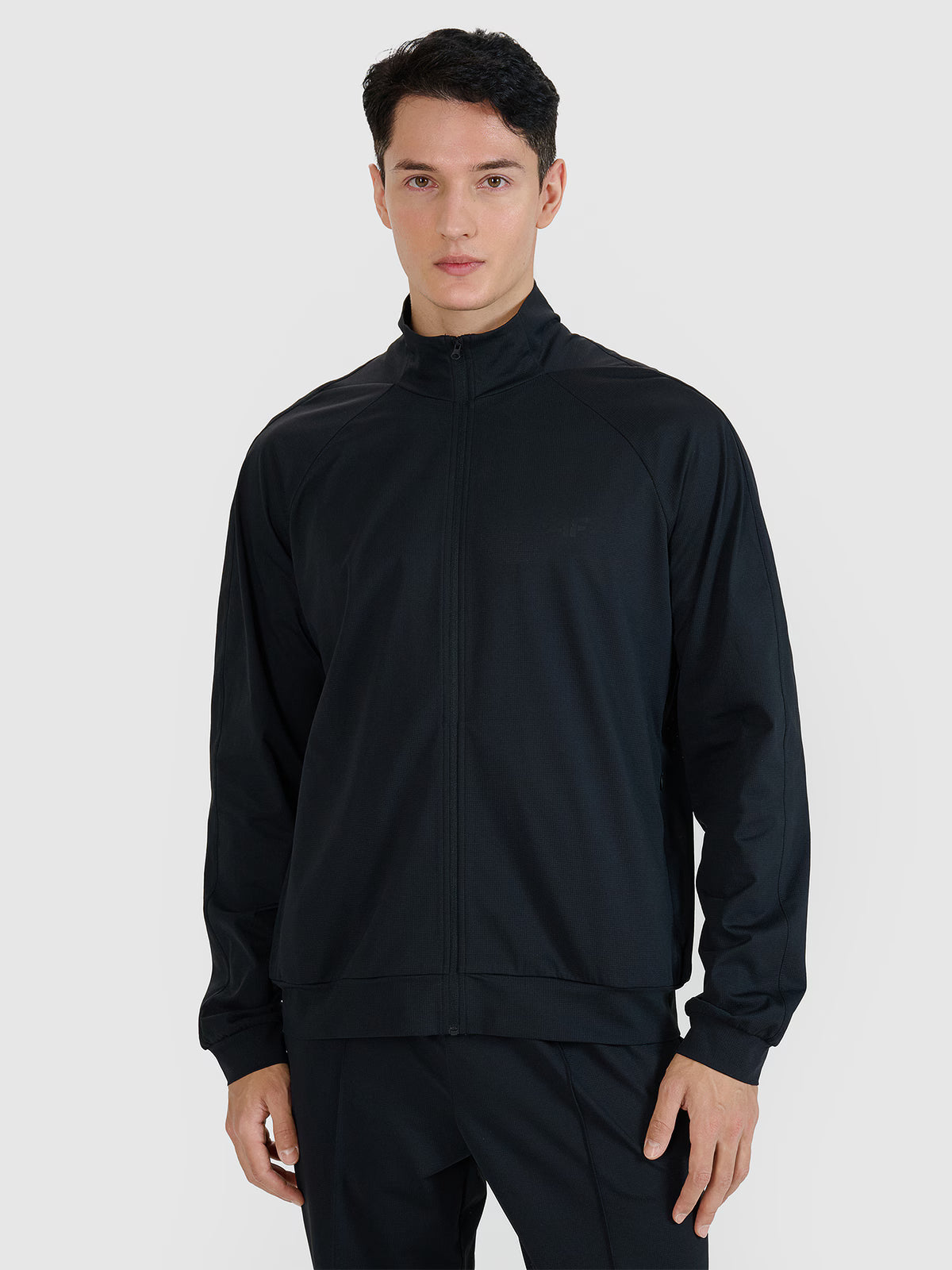 Bluza treningowa rozpinana bez kaptura męska