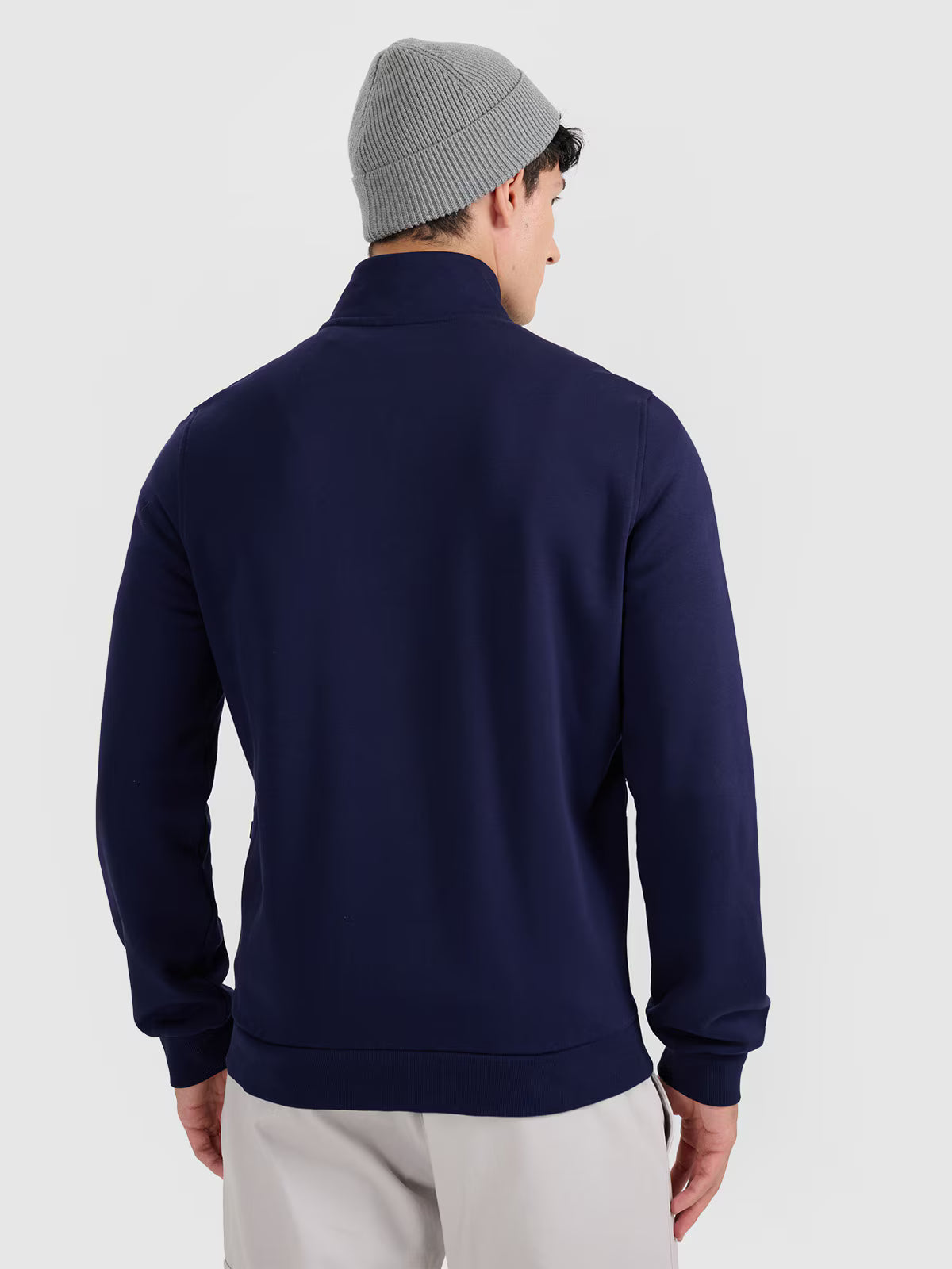 Bluza dresowa rozpinana bez kaptura męska