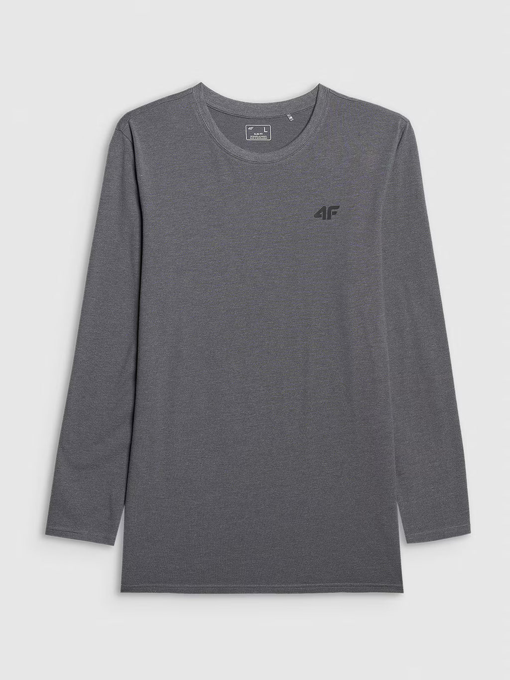 Longsleeve slim gładki męski