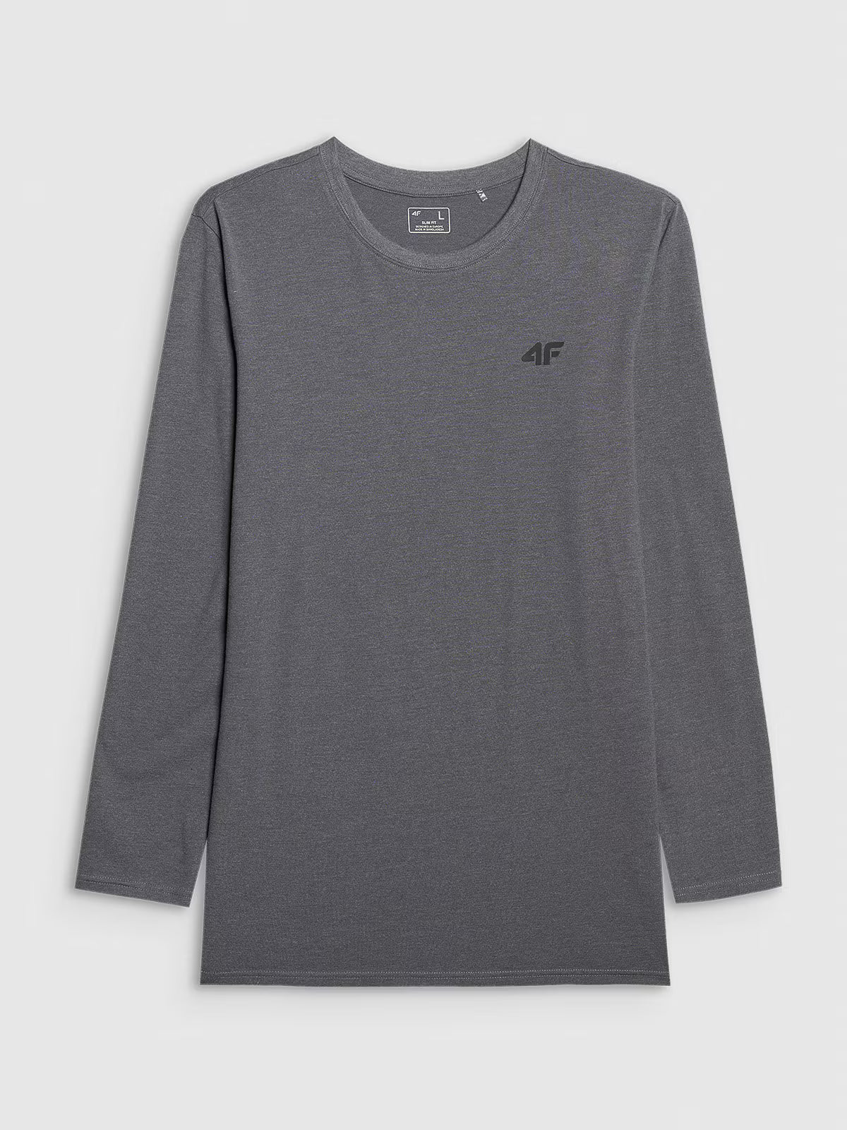 Longsleeve slim gładki męski