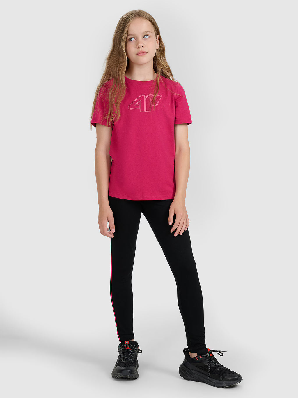 T-shirt regular z nadrukiem dziewczęcy