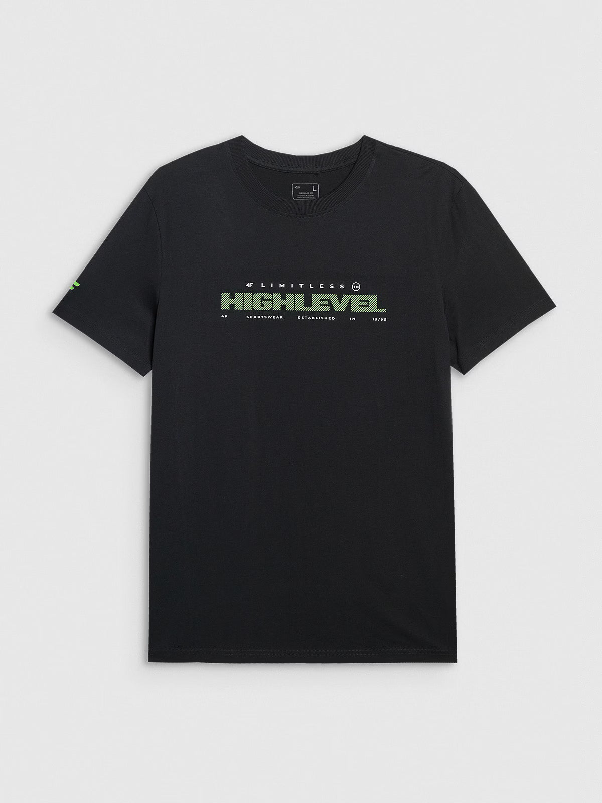 T-shirt regular z nadrukiem męski