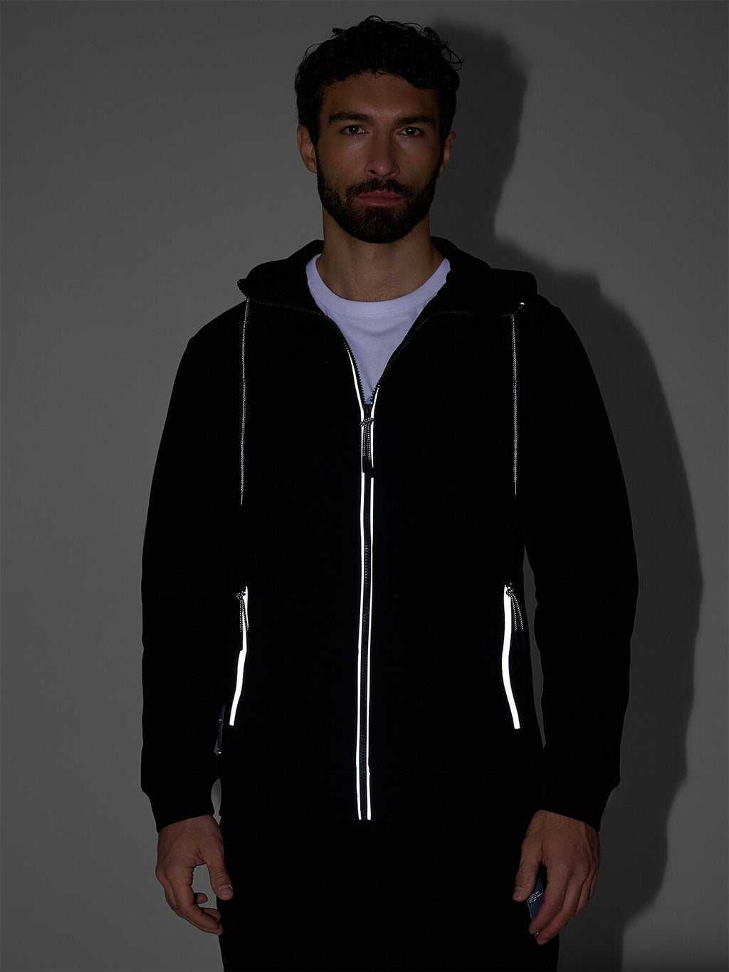 Bluza dresowa regular z kapturem męska