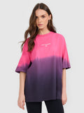 T-shirt loose z nadrukiem damski