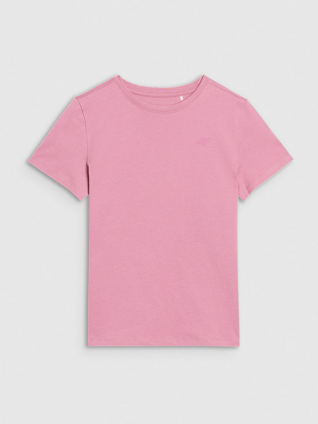 T-shirt regular gładki dziewczęcy