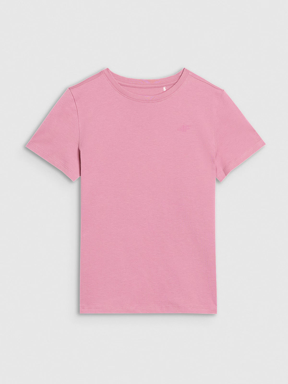 T-shirt regular gładki dziewczęcy