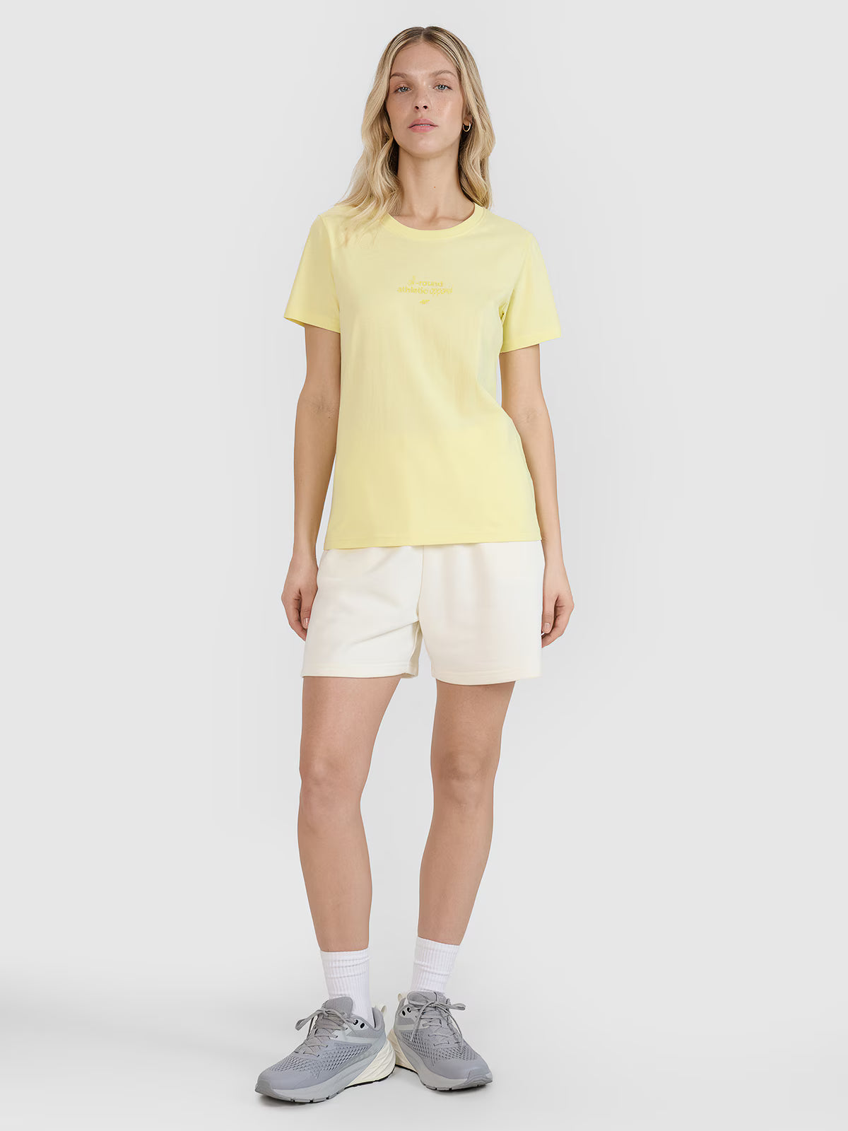 T-shirt regular z nadrukiem damski