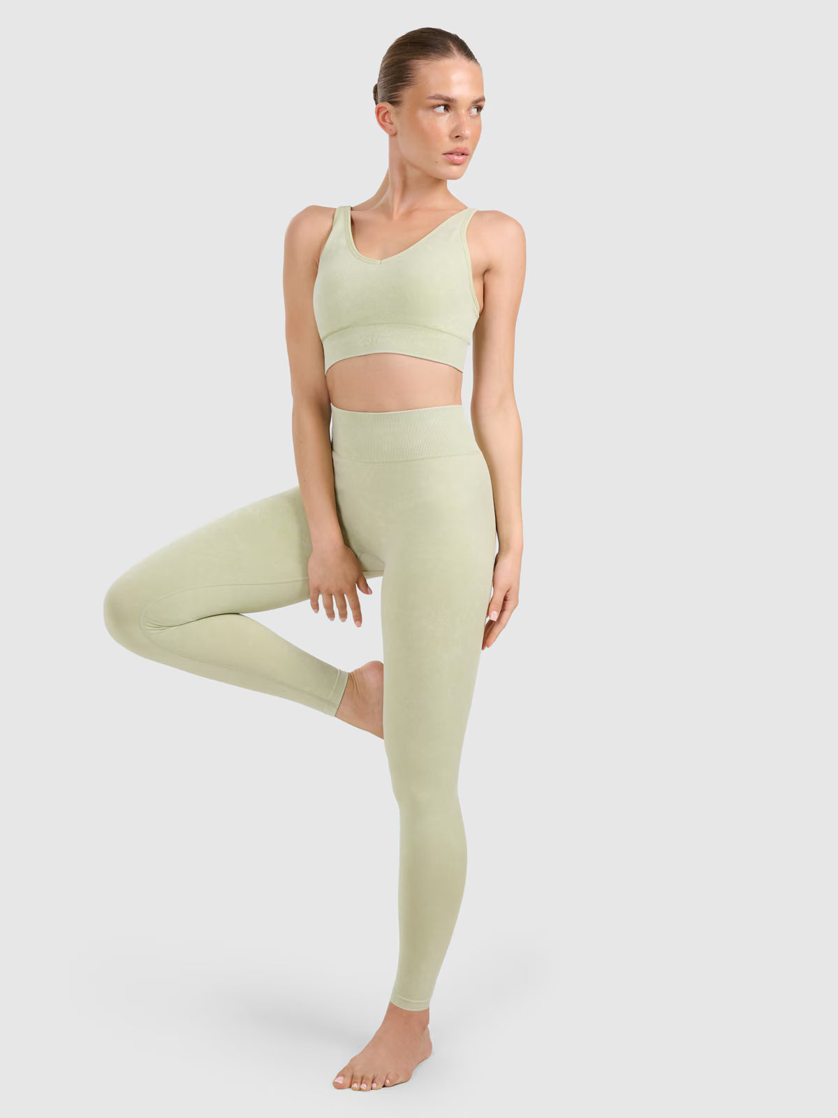Legginsy do jogi i pilatesu bezszwowe damskie