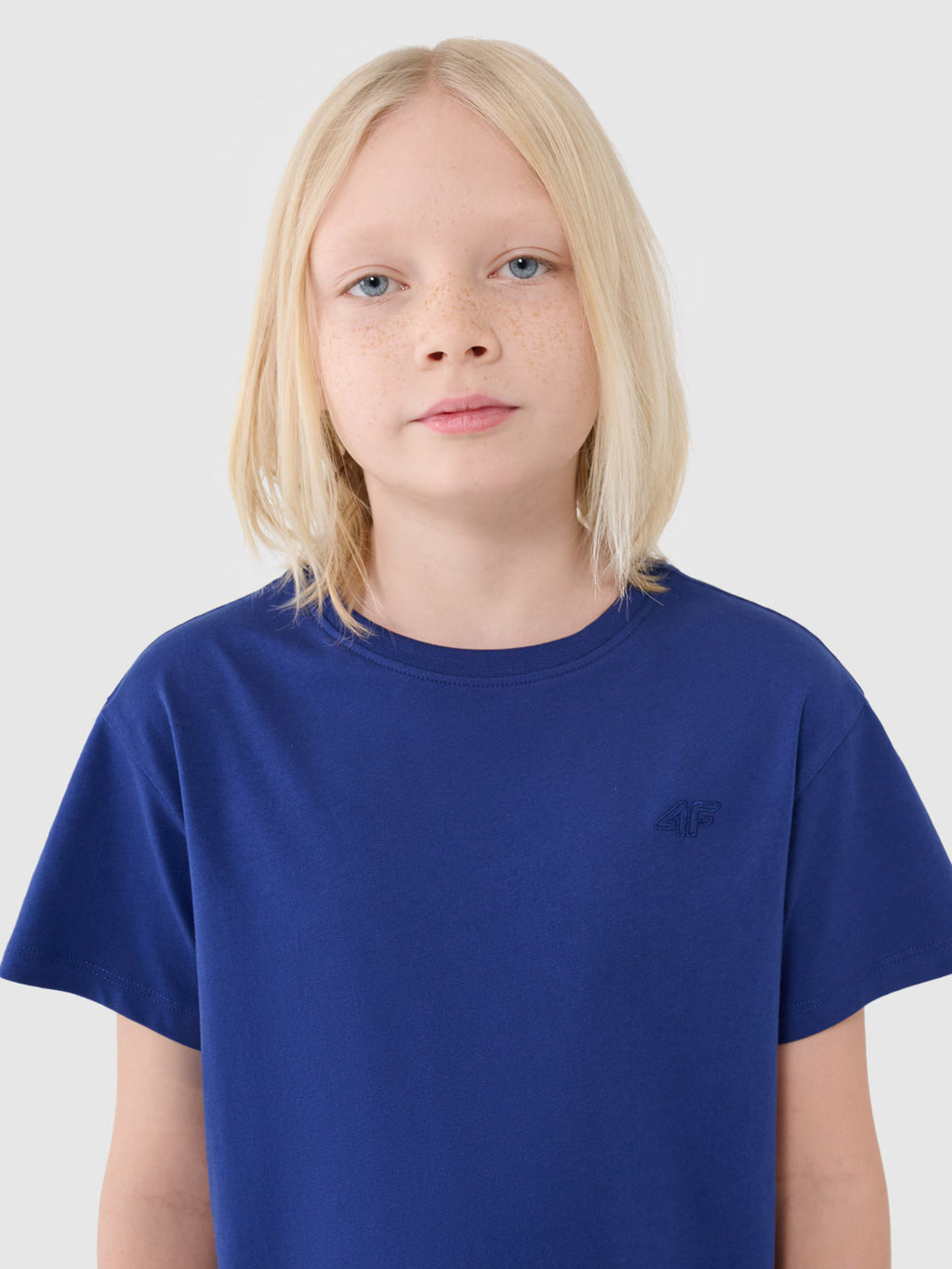 T-shirt oversize gładki chłopięcy