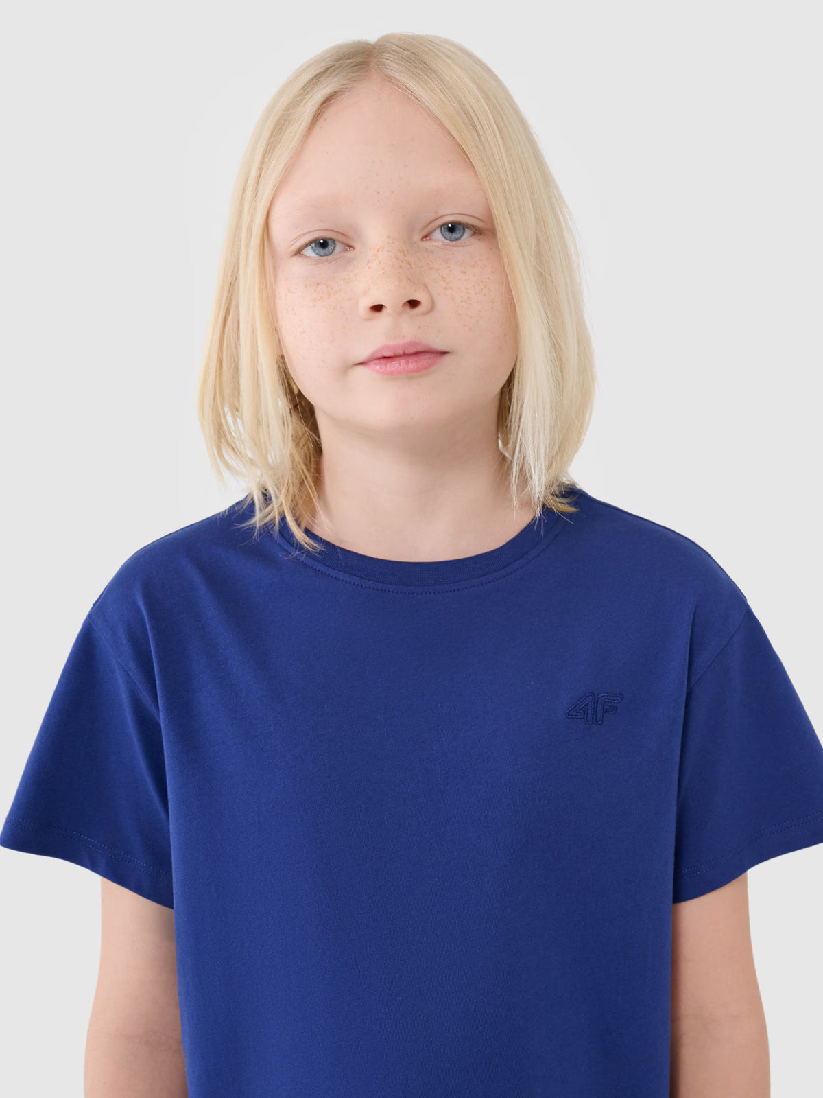 T-shirt oversize gładki chłopięcy