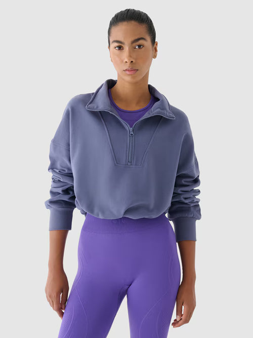 Bluza dresowa bez kaptura damska 4F x Anna Lewandowska