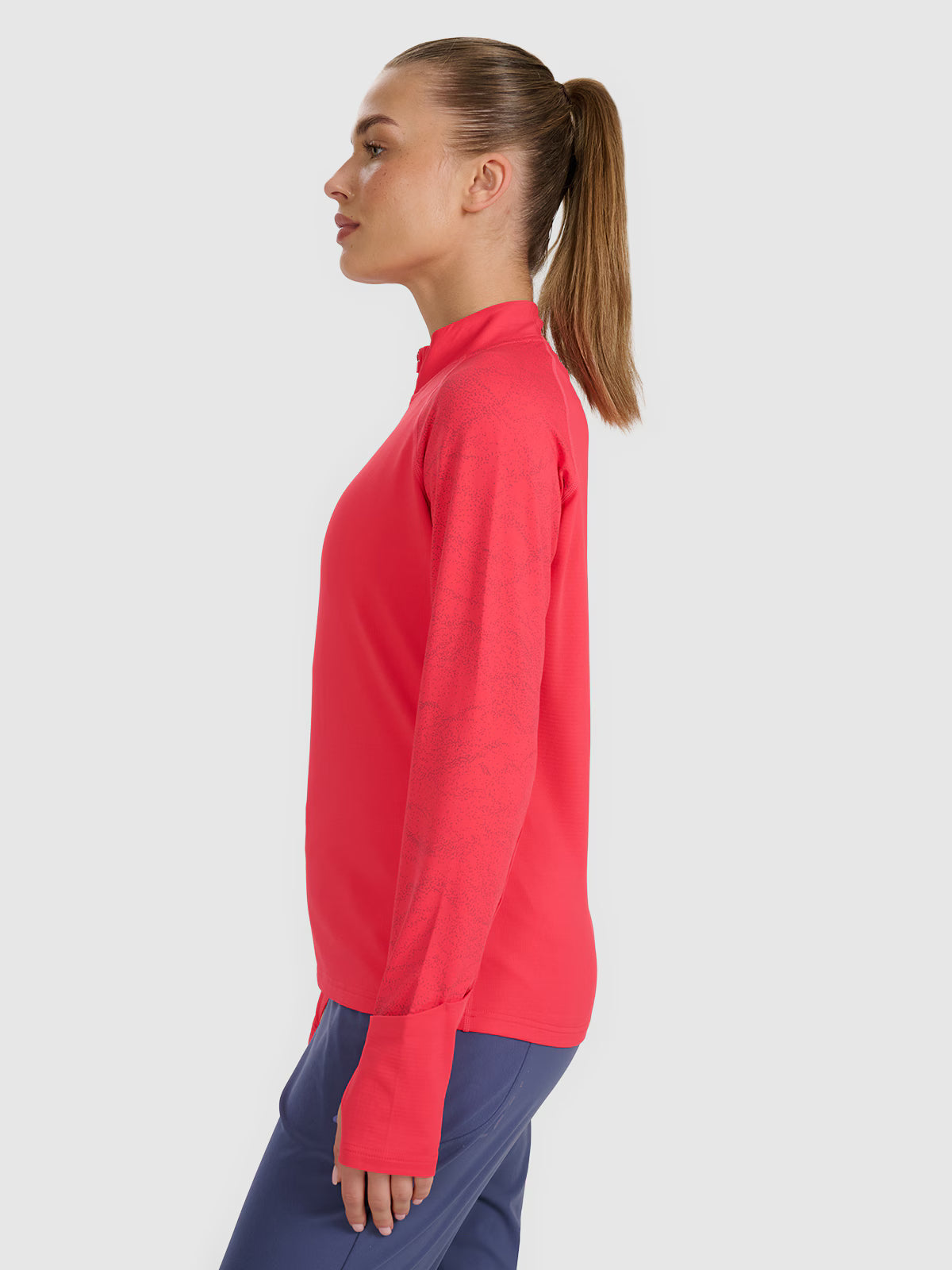 Bluza do biegania regular szybkoschnąca damska