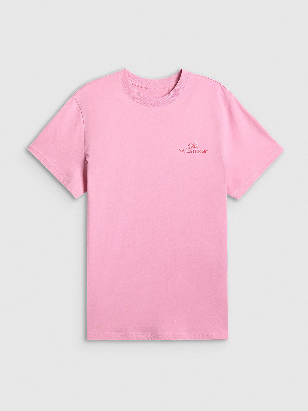 T-shirt loose z nadrukiem damski
