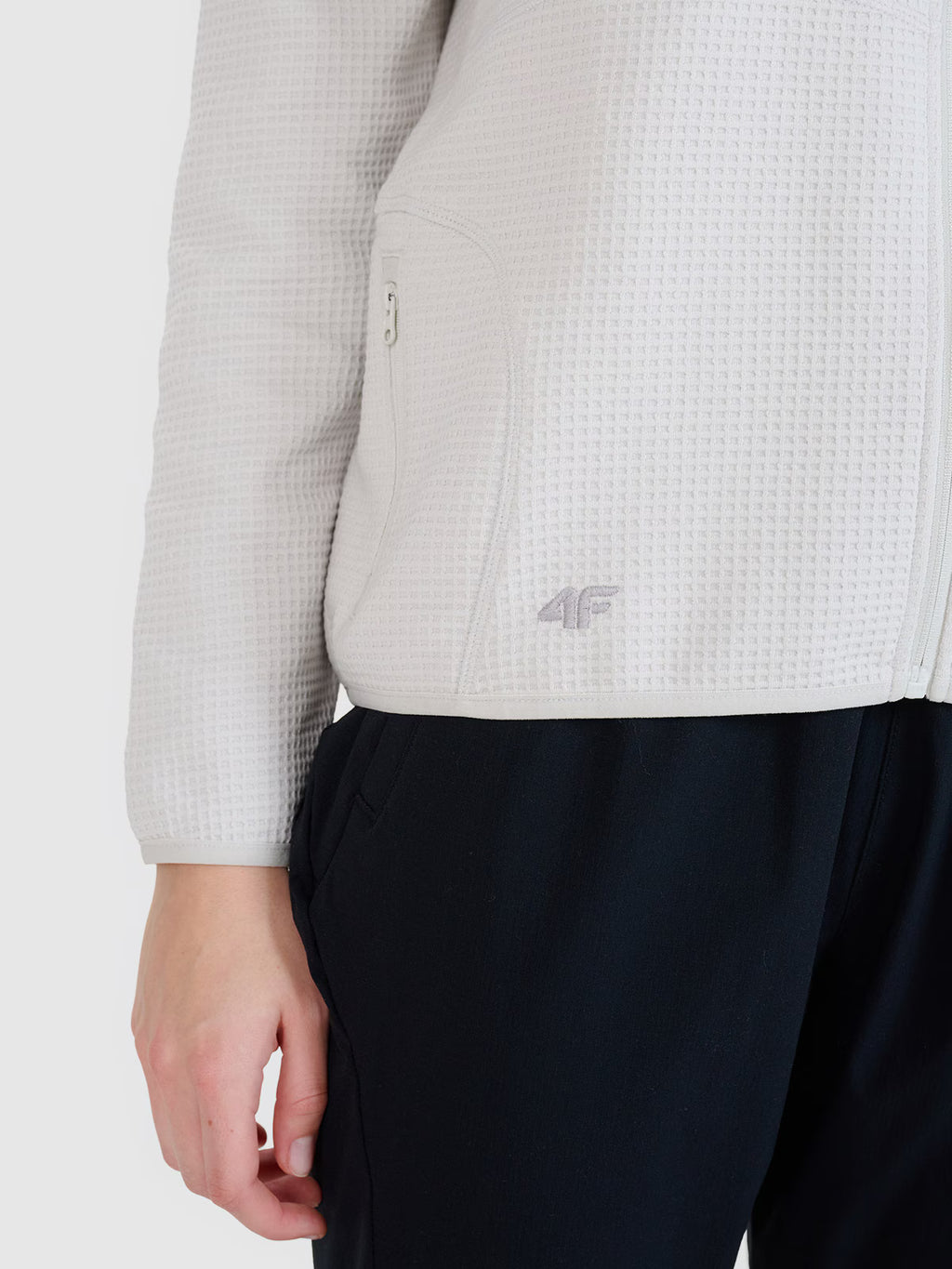 Bluza dresowa rozpinana bez kaptura damska