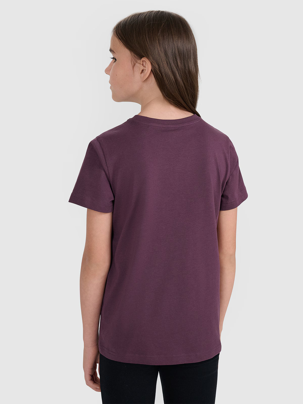 T-shirt regular gładki (2-pack) dziecięcy