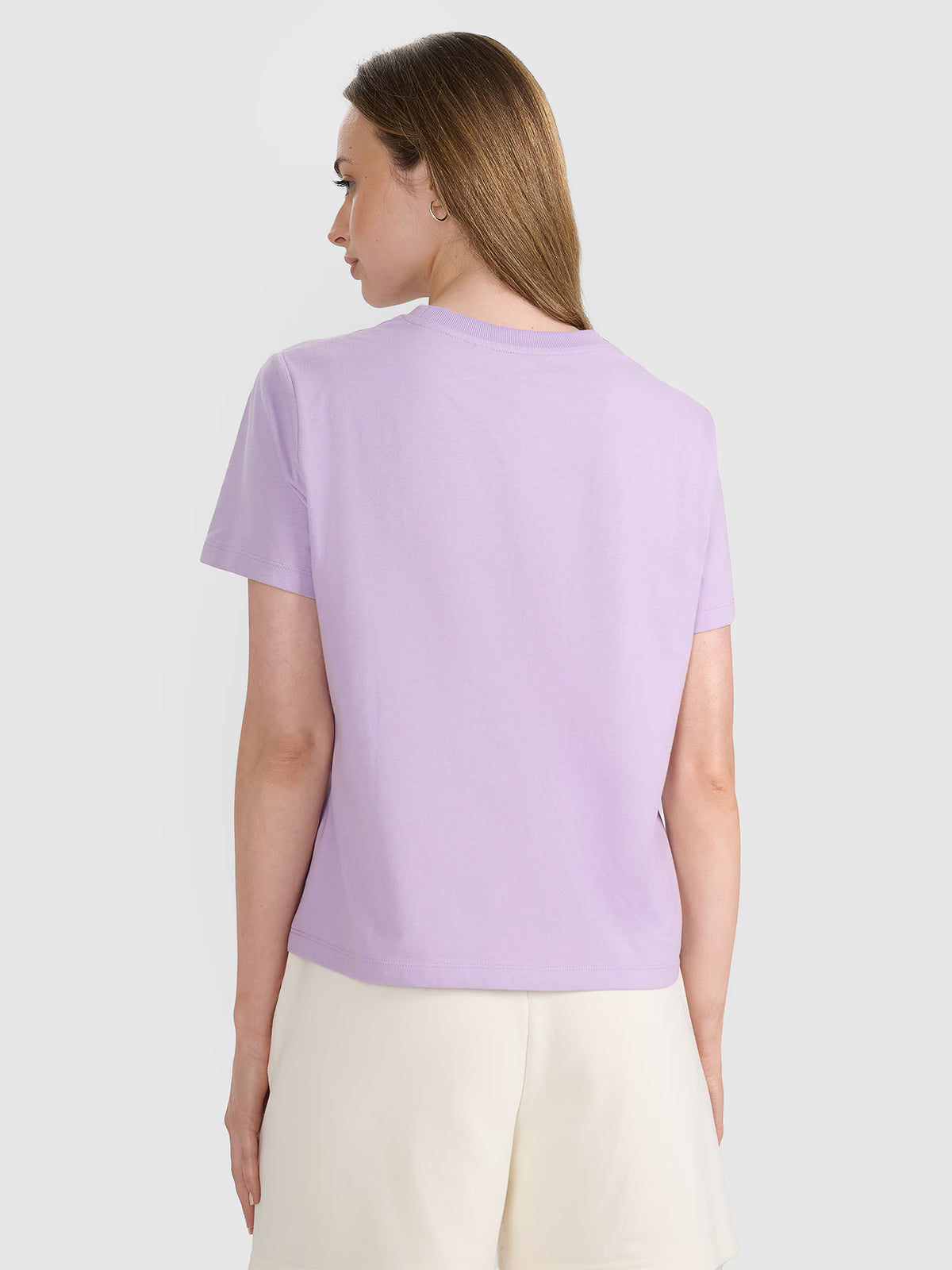 T-shirt oversize z nadrukiem damski