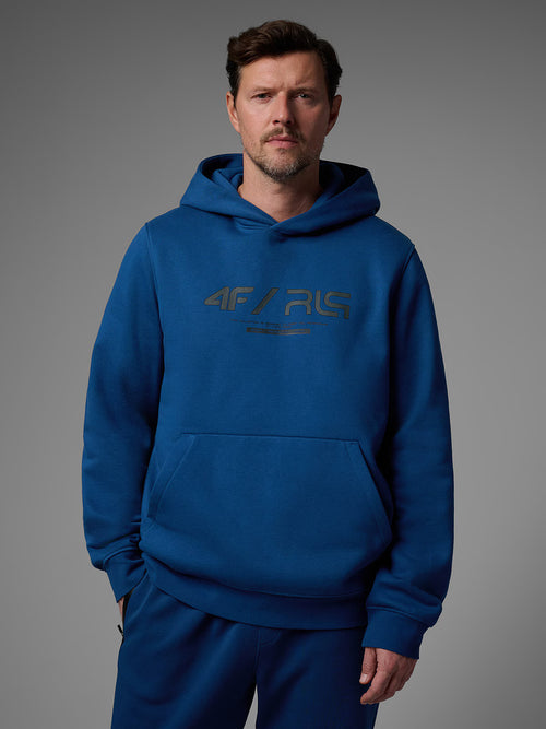 Bluza dresowa regular z kapturem męska 4F x Robert Lewandowski