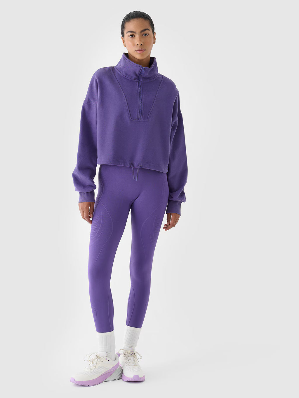 Bluza dresowa bez kaptura damska 4F x Anna Lewandowska